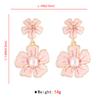 Simplistic and Cute Flower Oil Drop Earrings - Light and Comfortable Accessories
