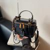 Small Bag Women's New Fashionable Portable Box Bag Textured Messenger Bag