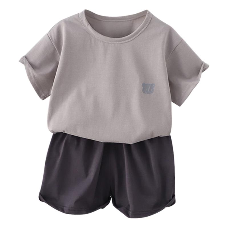 3-18 Years Kids Teenager Summer Clothes Set T-shirt Top and Shorts