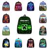 Cute Cartoon Print Minecraft Backpack For Boys And Girls Lightweight And Spacious Medium Size 36-55l Capacity
