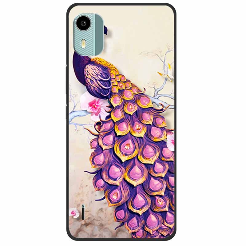 

For Nokia C12 Case C 12 TPU Silicone Shockproof Lions Phone Cover For NOKIA C12 4G 6.3 Funda on NokiaC12 Printing Soft Capas Nokia C12