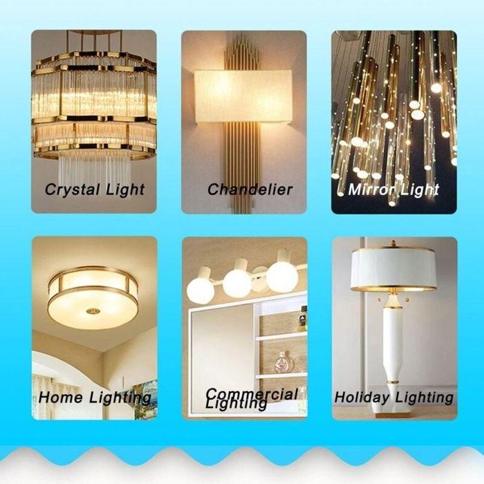 Lot de 10 ampoules LED G4 2W 3000K dimmables 12-24V - Blanc chaud, 200 lm, 50 000 h