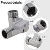 Superior Sealing Angle T Adapter Tee Stop Valve Zinc Alloy Valve Versatile Usage