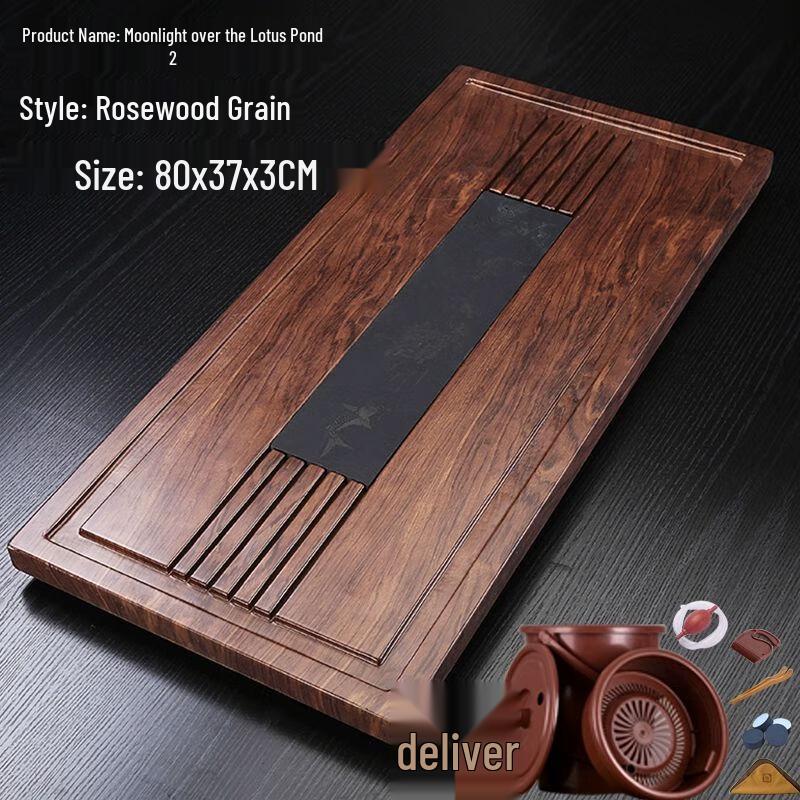 Handmade Wooden Drainage Kung Fu Tea Tray