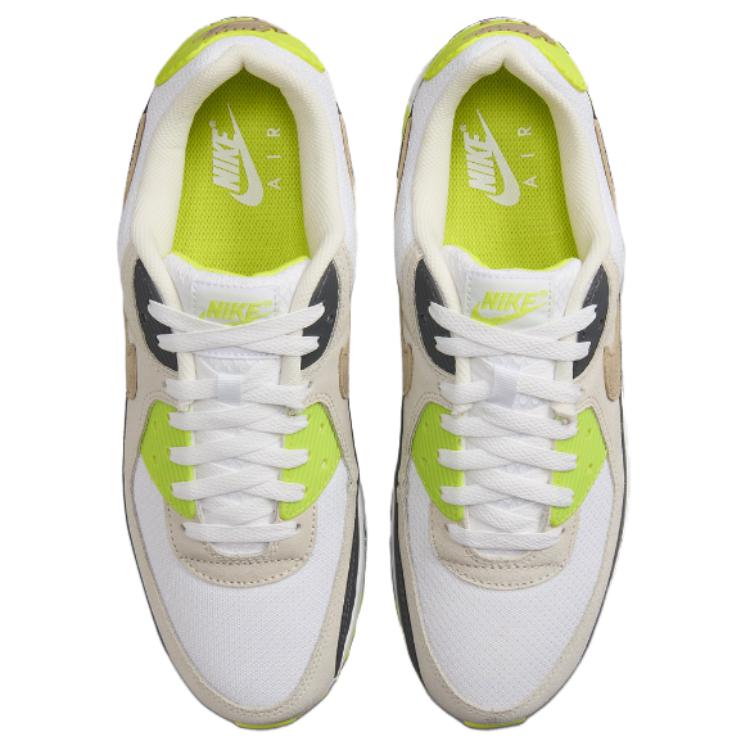 Nike Tênis Masculino Air Max 90 Cyber Verde Branco Cinza Escuro DM0029-107