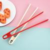 High-Temperature Resistant Silicone V-Shaped Food Clip for Bread, Buffet, Barbecue, and Steak