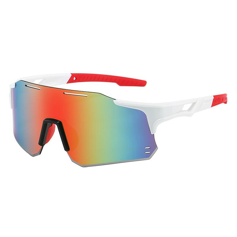 

Cycling sunglasses men s outdoor sports one-piece windproof glasses large frame
