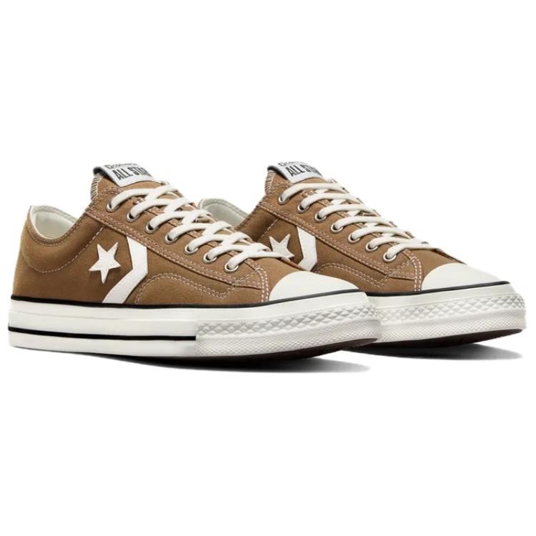 Converse Star Player 76 Comfortable Non-slip Wear-resistant Low-top Skate Shoes Unisex Brown