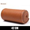 New Steering Wheel Cover Truck Handle Cover 42CM 45CM 47CM 50CM Braid Leather Car Steering Wheel Case for Truck Lorry Accessorie