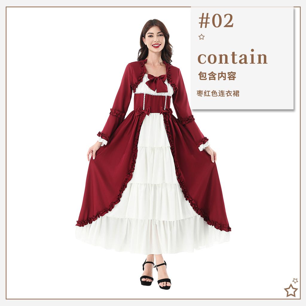 Medieval Renaissance dress performance costume European court style carnival