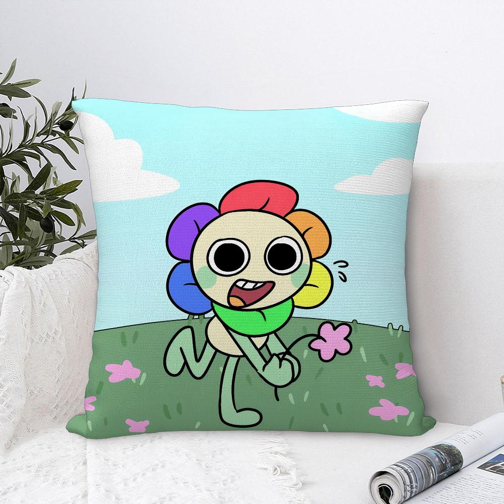 Game D-Dandys World Pillow Case Sofa Decorative Home Double-sided Print Plush Square Throw Pillow Covers Cushion Decor Cover