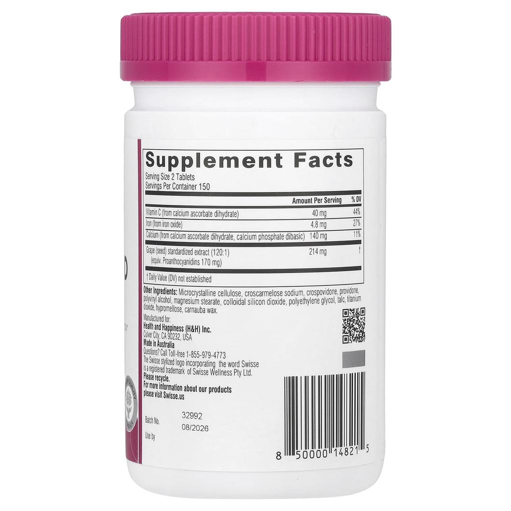 Ultiboost, Grape Seed, 14,250 Mg, 300 Tablets