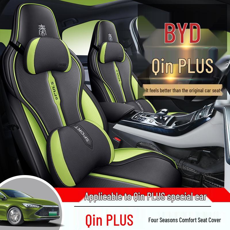 CKX Sports Leather Seat Cushion for BYD Qin PLUS - All-Season Cover