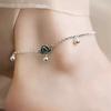 New 925 Sterling Silver Anklet Personality Charm Geometric Shape Woman Anklet Birthday Party Gift Exquisite Jewelry Accessories