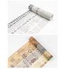 Gothic Washi Tape Vintage Love Lettering World Map Newspaper Journal Masking Tapes Sticker A6159
