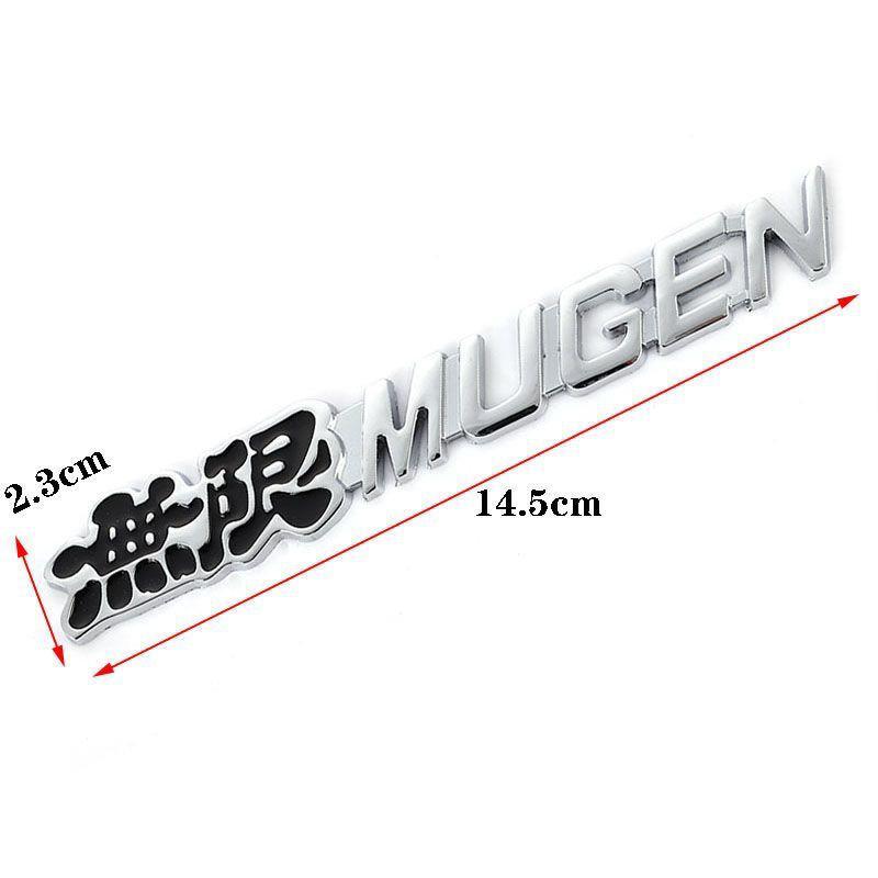 Infinite MUGEN Metal Car Sticker Tail Emblem for Honda Modifications