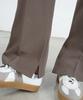 BIRBANTE Essential Slit Slacks - Beige