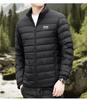 Jeep Men's 90% Duck Down Jacket - Stand Collar, Short, Warm Outerwear for Autumn & Winter