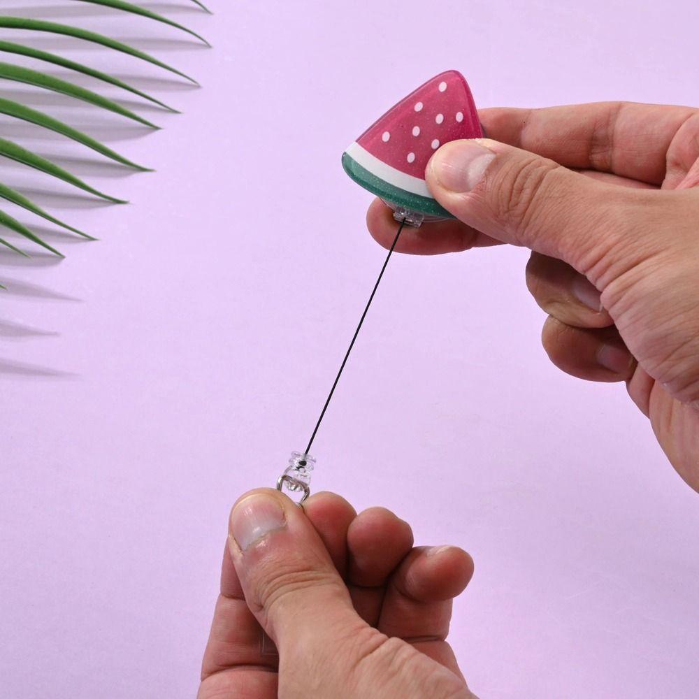 Avocado ID Card Holder Telescopic Retractable Badge Clips Fruit Badge Reel  Nurse Doctor