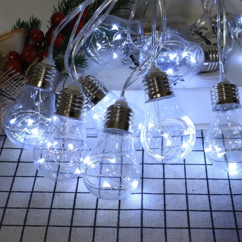 Solar LED String Lights - Copper Wire, Colorful Decorative Bulbs for Garden & Courtyard