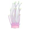 Artificial Coral Silicone Fluorescent Simulation Aquarium Fish Tank 2?Color Tube DecorationPink