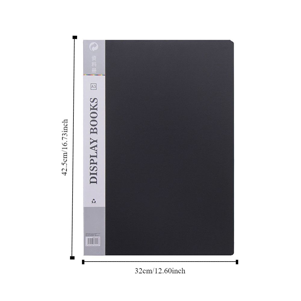 Fashion Folding Folders Plastic Picture Album Document Bag Information Booklet  Document Storage