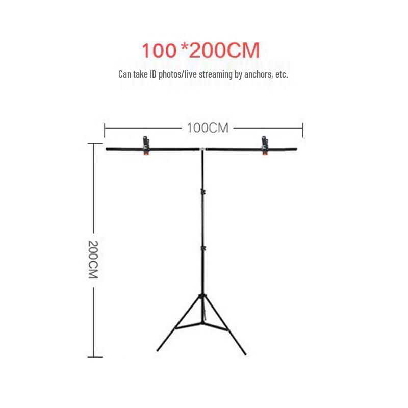 T-Shaped Bracket Background Stand for Photography and Live Broadcast