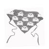 Bat Triangle Scarf Cotton Material Knitted Hollow Headband Halloween Headscarf  Women Girls