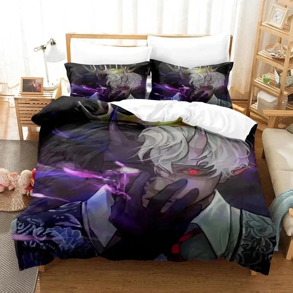3D Print Ranboo Bedding Set Duvet Cover Bed Set Quilt Cover Pillowcase Comforter king Queen Size Boys Adult Bedding Set