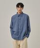 Analog Mood Plaid Check Shirt (Blue)