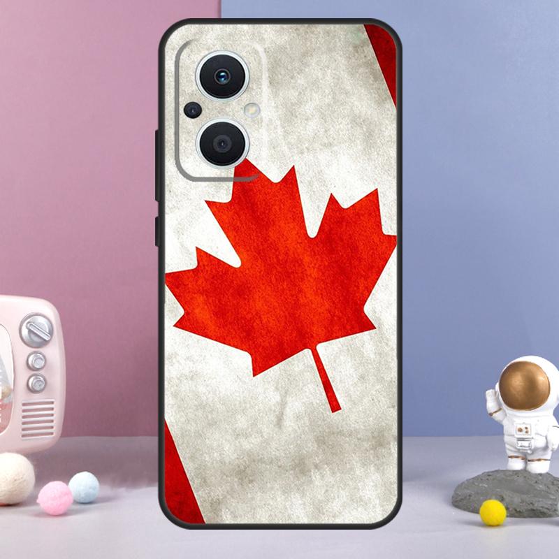 Canada Canadian Flag Funda For OPPO Reno 12 F 11F 13F 14F 10 11 13 14 Pro 7 8 Lite OPPO Find X9 X6 X5 X8 Pro Case