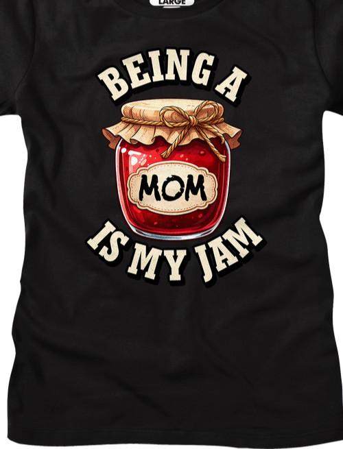 womens Being a mom is my jam tshirt, vintage funny tshirt Unisex T-Shirt XL
