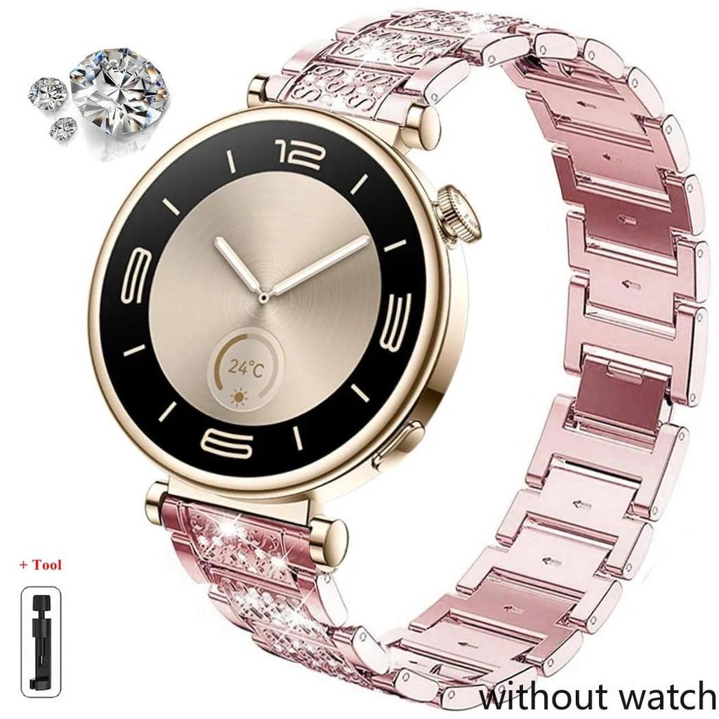 

Діамантовий браслет для Huawei GT 6 5 4 46 мм 41 мм Ремінець Металевий Жіночий Ремінець для Huawei Watch 5 4 4Pro 3 3Pro GT6 Pro GT5 GT4 GT3 GT2e for Huawei GT6 41mm