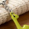 Dinosaur Keychain Alloy Material Durable Electroplated Cute Long Neck Brachiosaurus Charm for Keys Bags Kids Adults Gift in Phantom Green Colors