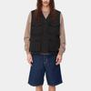Carhartt WIP SS24 Unity Vest Single-Breasted V-Neck Multi-Pocket Vest Unisex Vests Black I032980-89-4G