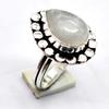 Moonstone Ethnic Handmade Ring Jewelry US Size-8.5 R 5733