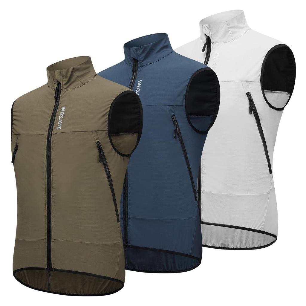 Wosawe Unisex Motorrad Radfahren Wandern Laufen Winddicht Wasserabweisend Langlebig Sport Reflektierend Atmungsaktiv Fahrweste