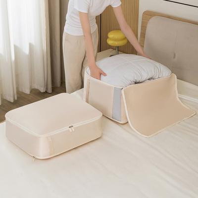 Self Compression Comforter Bag Large Capacity Quilt Storage Bag Washable Wardrobe Organizer