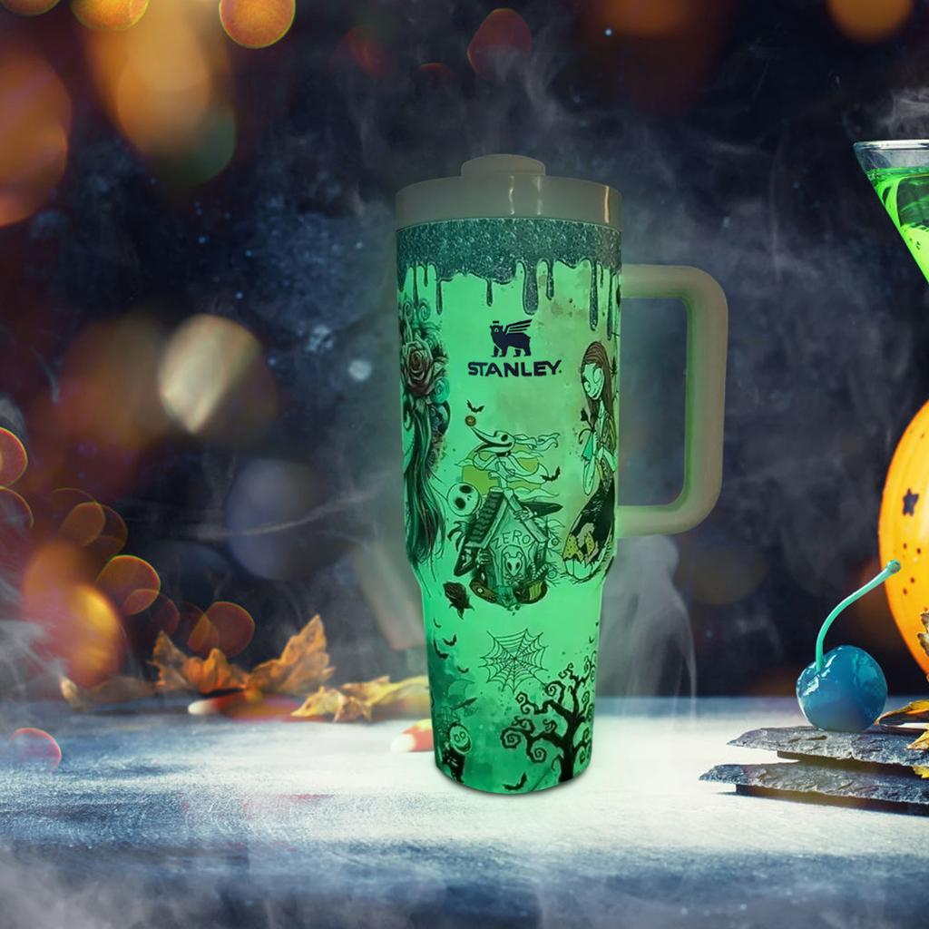 Halloween Luminous Cup 304 Stainless Steel Large Capacity Thermos- Cup High Value Car Thermos- Cup