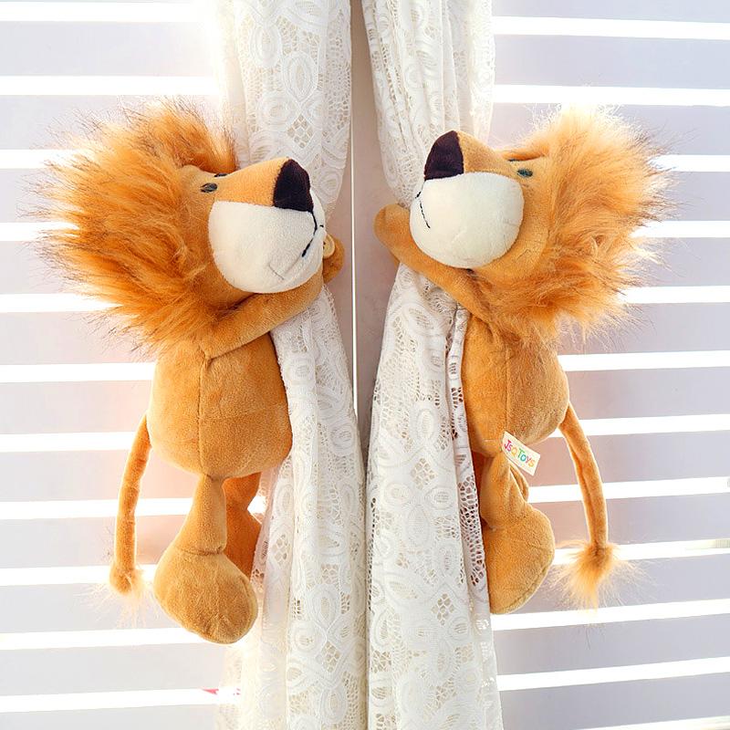 1pcs Room Jungle Tieback Forest Tie Backs Animals Curtain Holder Hooks Children Straps