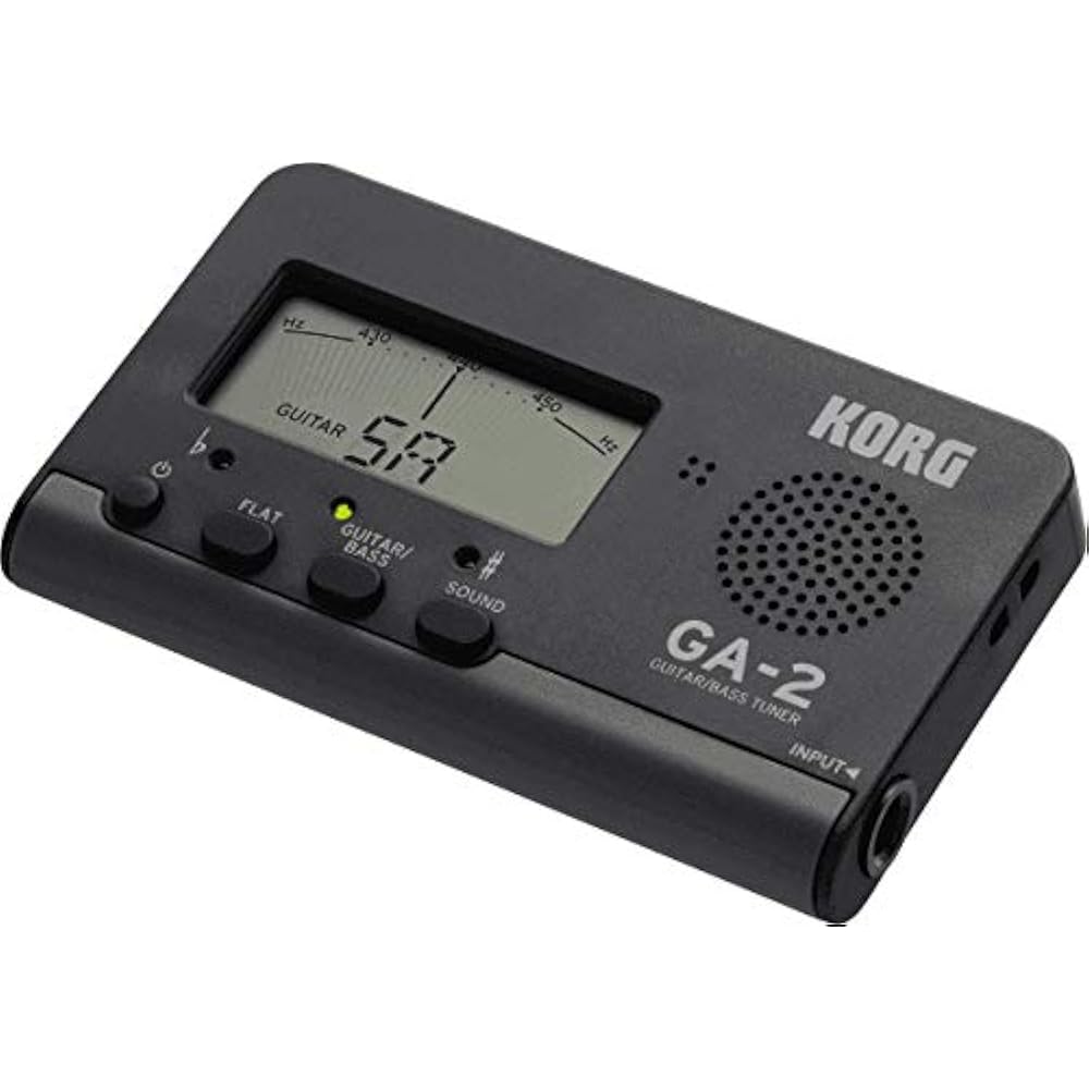 

KORG Guitar/Bass Tuner GA-2 Perfect for Personal Practice, Multi-string Guitar, Multi-string Bass...