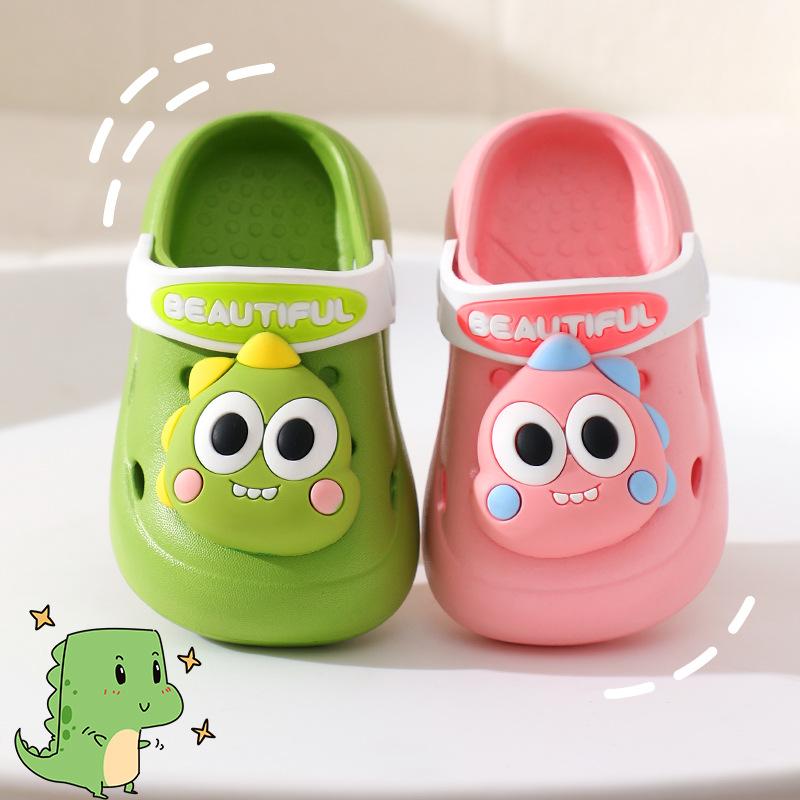EVA Kids Summer Clog Sandals Cartoon Non-Slip Toddler Boys Girls Cute Indoor Outdoor Toe-Cap