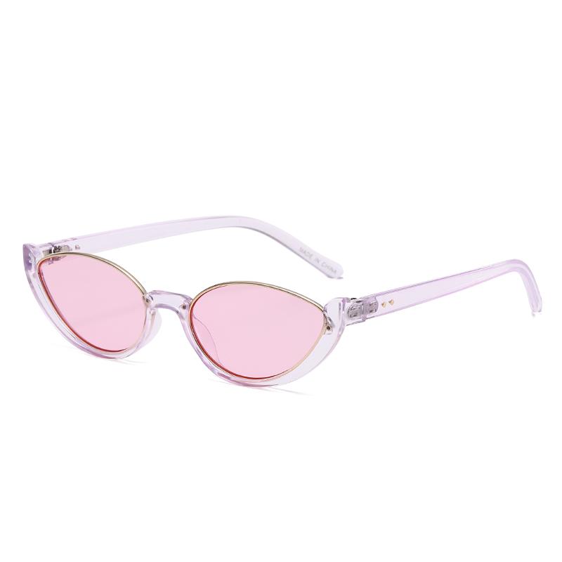 Fashion New Y2K Classic Cat Eye Lower Frame Sunglasses Women Retro Sun Glasses INS Eyeglasses Men Unisex