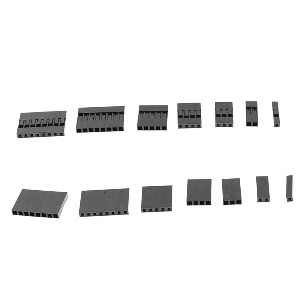 310Pcs/Set Female Pin Connector Wire Jumper 2.54mm Terminal Connector  Electronic DIY Housing Kit
