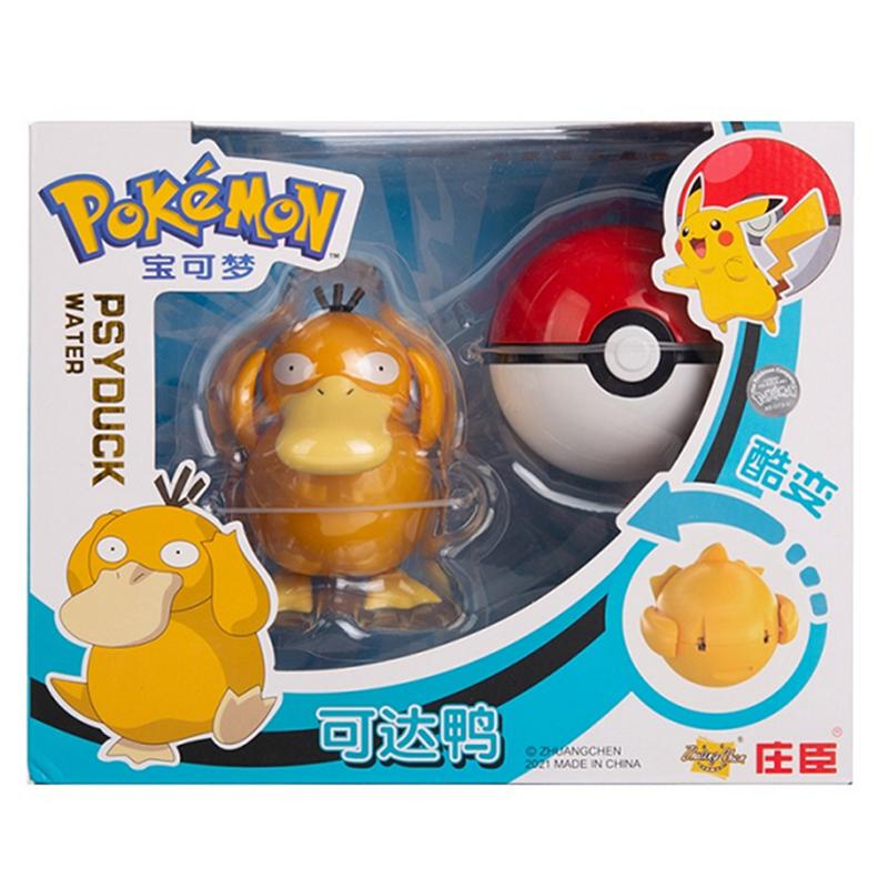 About Pokemon Anime Figure Charizard Pikachu Gyarados Pocket Monster Figure Pokeball Action Deformation Toy Model Children Gift