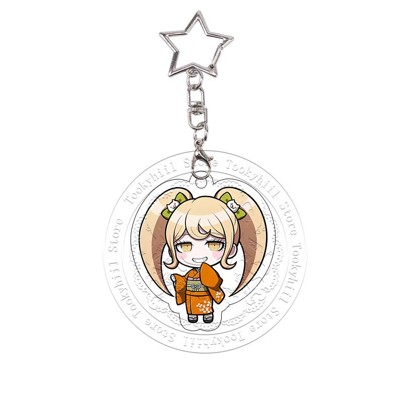 Danganronpa Acryl Schlüsselanhänger Toko Tsumiki Monokuma Exquisiter Schüler Anime Cartoon Taschenanhänger Chibi Dekor Zubehör Anhänger