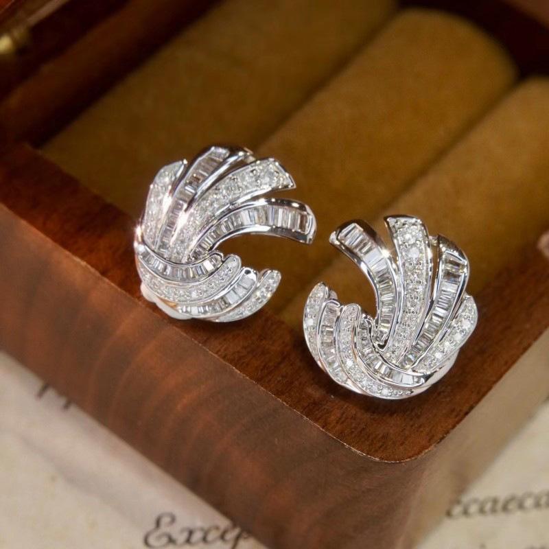 

Multi-Layer Irregular Stud Earrings, Retro Court Literary Style Round Earrings