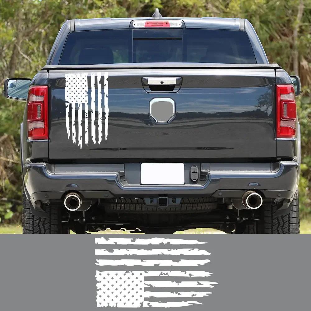 Samolepka na auto Vlajka USA Dekorativní obtisk Pro Dodge RAM Toyota Hilux Tacoma Jeep Gladiator Isuzu Dmax Ford F150 Auto Tuning Doplňky