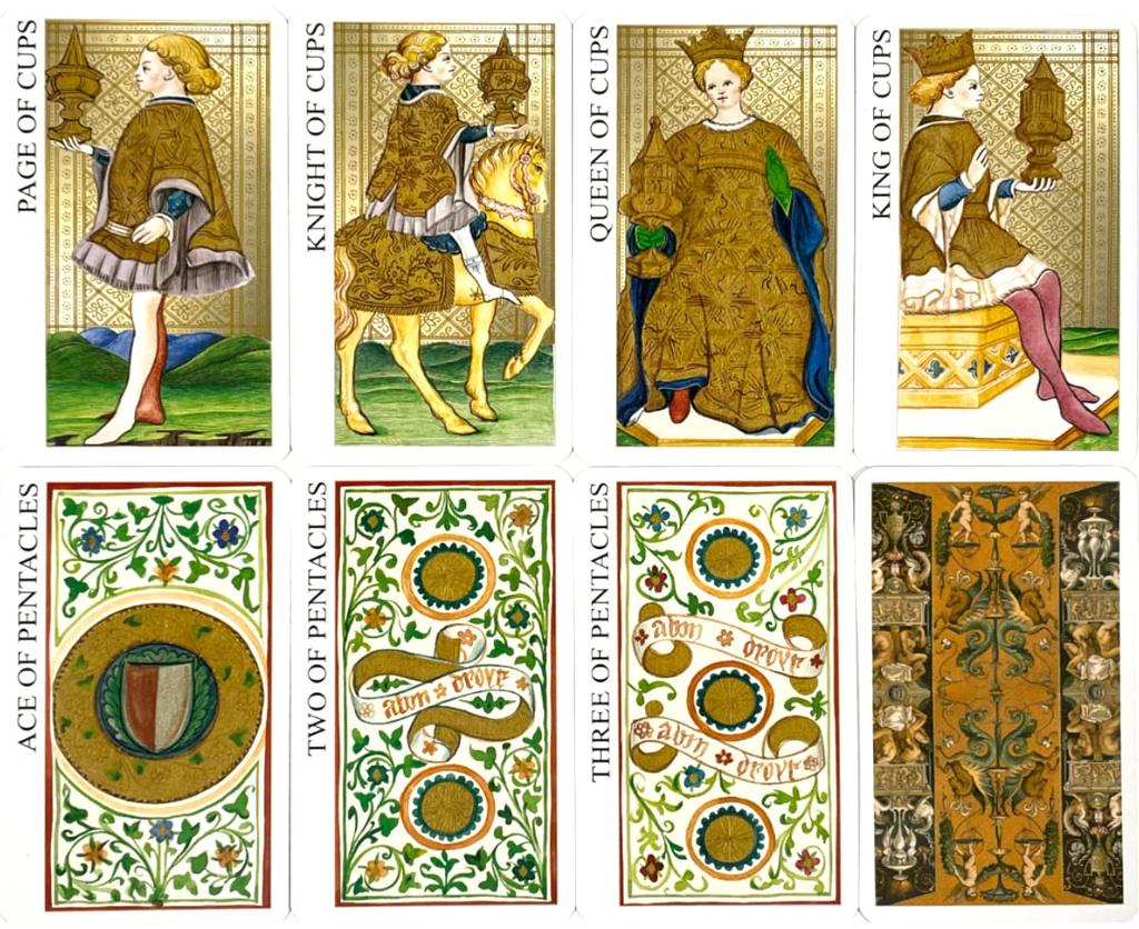 Tarot Cards 78 Pieces Miniature Tarot Fortune Telling Tarot Japanese Instruction Manual Included I.I.J [Visconti Mini] [Genuine Product]