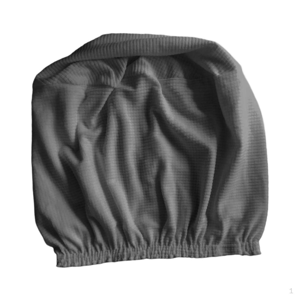 Elastic Bottom Ottoman Cover for Round Storage